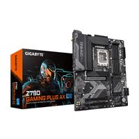 GIGABYTE Z790 GAMING PLUS AX LGA 1700 Intel Z790 ATX Motherboard with DDR5, Triple M.2, PCIe 4.0, USB 3.2 Gen2 Type-C, Realtek Wi-Fi 6, Realtek  LAN, Q-Flash Plus, EZ-Latch