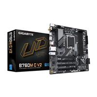 GIGABYTE B760M C V2 LGA 1700 Intel B760 M-ATX Motherboard with DDR5, Triple M.2, PCIe 5.0, USB 3.2 Gen 2x2 Type-C, WiFi 6, 1GbE LAN, Q-Flash Plus, EZ-Latch