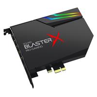 Creative Sound BlasterX AE-5 Plus PCIe Card 122 bit DAC Data Width - 7.1 Sound Channels - Internal - PCI Express - 122 dB - 4 Byte 384 kHz Maximum Playback Sampling Rate - 1 x Number of Headphone Ports - 3 x Number of Audio Line Out - 1 x Number of Digital Audio Optical Output (70SB174000003)