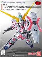 BANDAI SD Gundam EX-Standard #05 Unicorn Gundam (Destroy Mode) "Gundam UC" Model kit