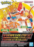 BANDAI NAMCO Pokémon Model Kit Infernape Evolution Set | Simple Assembly Kit | No Tools | No Paint | Fit & Snap By Hand!  (Pokemon Figure Kit)