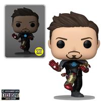 Funko POP! Marvel Iron Man 3 Tony Stark Suit-Up Glow-in-the-Dark #1416 - Entertainment Earth Exclusive