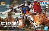 BANDAI Hobby HG 1/144 RX-78-02 GUNDAM (GUNDAM THE ORIGIN Ver.) "Mobile Suit Gundam" Model Kit