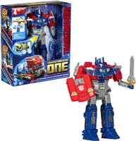 Hasbro Transformers One Movie Power Flip Optimus Prime (Orion Pax) Converting Action Figure, 4 Modes, 10-inch Interactive Electronic Toy, Lights & Sounds