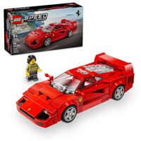 LEGO Speed Champions Ferrari F40 Supercar, Toy Car Model Building Set with Driver Minifigure, Collectible Ferrari Toy for Kids Ages 9 and Up, 76934