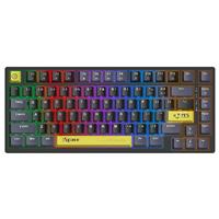 Onikuma G52 Wired Mechanical Gaming Keyboard with RGB Backlighting,Hot Swappable Brown Switch