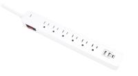 iCAN FL-301PDS 6 Outlets Power Strip with 2 USB-A and 1 USB-C Ports, 6ft Cord