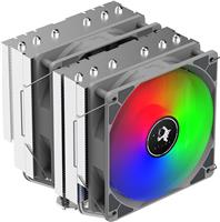 iCan 6-Heatpipe CPU Cooler | 2*120mm PWM Fans with Rainbow Color | TDP - 265W | Fan Speed upto 1800RPM | Fan Noise - 31DBA |  Fan Airflow - 73.59 CFM | Support AM5 Socket(Open Box)