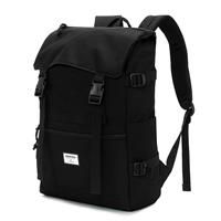 KINGSLONG 15.6" Carry-on Travel Laptop Backpack, Black (KLB1342BK)