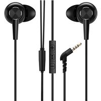 iCan M760i-BK Wired Stereo Headphone with Ultra Bass, Durable Tangle Free Cord, Noise Isolating