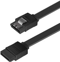 iCAN SATA 3 6GB/s Data Cable Straight-Straight - 18", Black