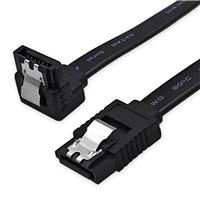 iCAN SATA 3 6GB/s Data Cable Straight - 90° Degree - 24", Black