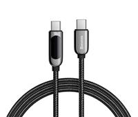 Baseus Display Fast Charging Data Cable Type-C to Type-C 100W 1m Black