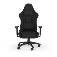 CORSAIR TC100 Relaxed Fabric Gaming Chair, Relaxed Fit, Black