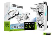 ZOTAC GAMING GeForce RTX 4070 Twin Edge OC White  DLSS 3 12GB GDDR6 PCIE 4.0 Gaming Graphics Card, IceStorm 2.0 Advanced Cooling, SPECTRA 2.0 RGB Lighting, ZT-D40700H-10M