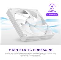 NZXT F140P 140mm Static Pressure PWM Case Fan, White