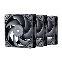 Phanteks T30-120 fan Triple pack, case fan Black