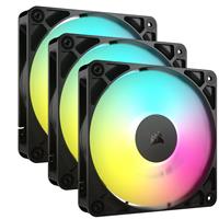 CORSAIR RS120 ARGB 120mm PWM Fans Triple Pack, Black