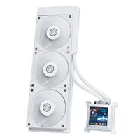 LIAN LI HydroShift LCD 360S  360mm AIO Liquid CPU Cooler, White