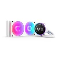 NZXT Kraken Elite 240 RGB - 240mm AIO Liquid Cooler with 2.72" IPS LCD & RGB (White)