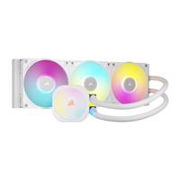 CORSAIR iCUE LINK TITAN 360 RX RGB Liquid CPU Cooler with RX120 RGB fans, White