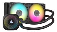 CORSAIR iCUE LINK TITAN 240 RX RGB Liquid CPU Cooler with RX120 RGB fan, Black