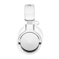 AUDIO-TECHNICA ATH-M20XBT Wireless Over-Ear Headphones, White | Built-in Mic & Control | Multipoint Pairing | Low-Latency Mode | Wired or Wireless Connection | Closed-Back Dynamic Headphone