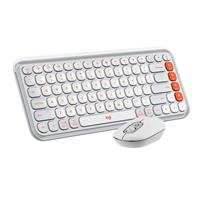 LOGITECH POP ICON Combo, Bluetooth Keyboard and Mouse Combo, Off-White(920-013104)