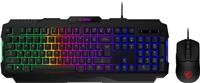 MSI Forge GK100 Combo – Gaming RGB Keyboard & Mouse Set, 19-Key Anti-Ghosting, 6400 DPI Optical Sensor