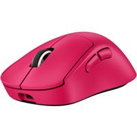 LOGITECH G PRO X SUPERLIGHT 2 DEX LIGHTSPEED Wireless Gaming Mouse, Optical Sensor Type, 5 Number of Buttons, 100 to 44,000 DPI, Lithium-Ion Battery- Pink (910-007371)