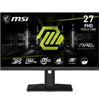 MSI MAG 27" FHD 1920x1080 Rapid IPS 180Hz 0.5ms (GTG) Adaptive Sync 2x HDMI 2.0b 1x DisplayPort 1.4 Gaming Monitor, MAG 275F