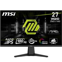 MSI MAG 275QF 27" WQHD 2560x1440 Rapid IPS 180Hz 0.5ms (GTG) Adaptive Sync 2x HDMI 2.0 1x DisplayPort 1.4 Gaming Monitor, MAG 275QF