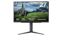 LG UltraGear 27" QHD 2560x1440 IPS 200Hz (OC) 1ms Height Adjustable 2x HDMI 1x DisplayPort Gaming Monitor, 27GS85Q-B