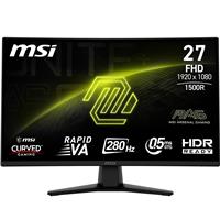 MSI MAG 27" FHD 1920x1080 Curved Rapid VA 280Hz 0.5ms (GtG)  Adaptive Sync 2x HDMI 2.0b 1x DisplayPort 1.2a Gaming Monitor, MAG 274CXF