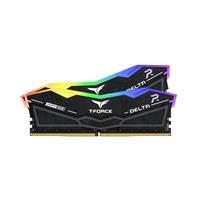 TeamGroup T-FORCE DELTA RGB 32GB (2x16GB) DDR5 7200MHz CL34 Black 1.4V UDIMM - Desktop Memory - INTEL XMP (FF3D532G7200HC34ADC01)