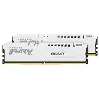 KINGSTON FURY Beast 32GB (2x16GB) DDR5 5200MHz CL36 White 1.25V UDIMM - Desktop Memory - INTEL XMP/ AMD EXPO (KF552C36BWEK2-32)