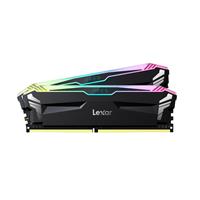 LEXAR ARES RGB 32GB (2x16GB) DDR4 3600MHz CL18 Black 1.35V UDIMM - Desktop Memory - INTEL XMP/ AMD (LD4BU016G-R3600GDLA)