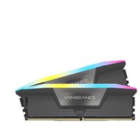 CORSAIR Vengeance RGB 32GB (2x16GB) DDR5 6400MHz CL32 Grey 1.4V UDIMM - Desktop Memory - INTEL XMP/ AMD EXPO (CMH32GX5M2B6400Z32)