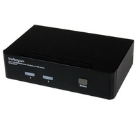 StarTech.com 2 Port USB HDMI KVM Switch with Audio and USB 2.0 Hub - 2 x 1 - 2 x Mini HDMI Digital Audio/Video AUDIO & USB 2.0 HUB