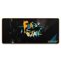 CYBEART | Batman - Fear is Why You Fail Gaming Desk Mat (XXL - 900x400x4mm) | Waterproof, Never Slip Base, Stitched Edges, Esports Grade