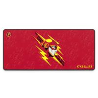 CYBEART | The Flash Gaming Desk Mat (XXL - 900x400x4mm) | Waterproof, Never Slip Base, Stitched Edges, Esports Grade