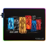 CYBEART | Justice League - Character Portraits Gaming Mouse Pad | Large Premium RGB LED Licensed Gaming Mouse Pad (450 x 350 x 4mm / Aurora Series)