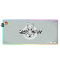 CYBEART | Bugs Bunny - Looney Tunes Gaming Mouse Pad | XXL Premium RGB LED Licensed Gaming Mouse Pad (900 x 400 x 4mm / Aurora Series)