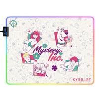 CYBEART | Mystery Inc. - Scooby Doo Gaming Mouse Pad | Large Premium RGB LED Licensed Gaming Mouse Pad (450 x 350 x 4mm / Aurora Series)