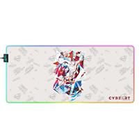 CYBEART | Superman - Truth Honor Courage Gaming Desk Mat | XXL Premium RGB LED Licensed Gaming Mouse Pad (900 x 400 x 4mm / Aurora Series)