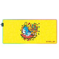 CYBEART | Best Foes Ever - Tom and Jerry Gaming Desk Mat  | XXL Premium RGB LED Licensed Gaming Mouse Pad (900 x 400 x 4mm / Aurora Series)