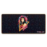 CYBEART | Wonder Woman - Portrait Gaming Desk Mat  | XXL Premium Licensed Gaming Mouse Pad (900 x 400 x 4mm / Rapid Series)