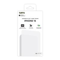 iPhone 15 / 14 / 13 - TUFF8 Tempered Glass with Installation Kit