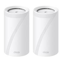 TP-Link (Deco BE75) Deco BE17000 Tri-Band Wi-Fi 7 Mesh System (2 Pack), 8-Stream, 17 Gbps, 200+ Device Connect, 10 Gbps Wired, AI Roaming, Google/Alexa, HomeShield