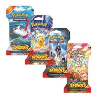 Pokémon TCG: Scarlet & Violet SV08 Surging Sparks Sleeved Booster BLISTER PACKS (Pokemon Trading Cards Game)